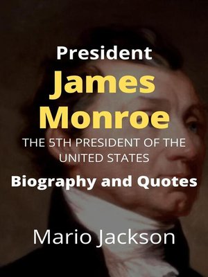 cover image of President James Monroe